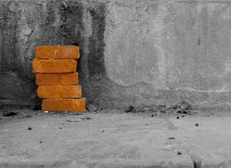 Bricks are alone